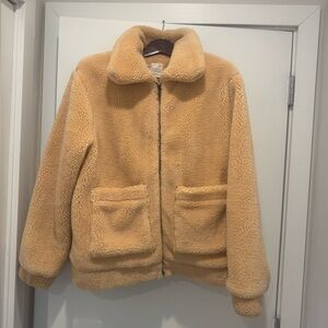 Elodie Beige Sherpa Jacket